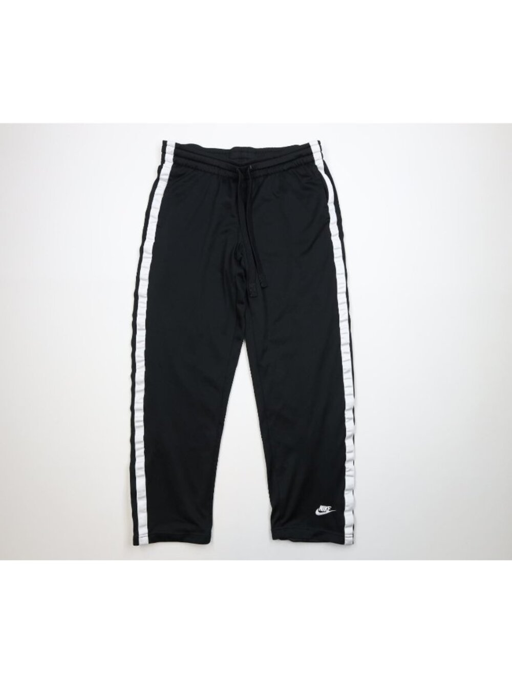 Vtg Y2K Nike Travis Scott Mini Swoosh Mesh Sweatpants Pants Mens Size M Black